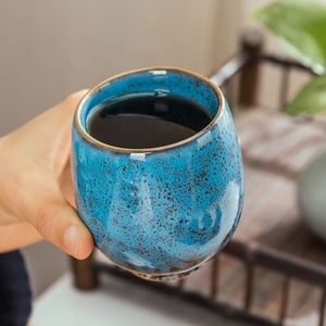 Juego de Tazas de Té de Cerámica, Tazas de Té de Kung Fu, Juego de Tazas de Mate de Cerámica, Juego de 4 Tazas de Mate (4 Colores) - Product Image 3