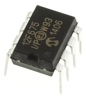 Microcontrôleurs CMOS 8 bits à base de flash à 8 broches PIC12F675-I/P Circuits intégrés (CI) PIC12F675-E intégrés/P PIC12F675-I/SN