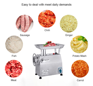 ステンレス鋼チキングラインダー冷凍肉ミンサー新モデル電気鋼肉グラインダー肉ミキサー販売 - Product Image 2