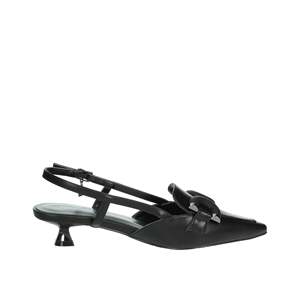 Braccialini Women's Slingback <b>Pump</b> <b>Black</b> Pointed Toe Heel - Product Image 4