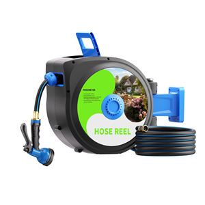 Professional Manufacturer Garden <b>Hose</b> <b>Reel</b> with PVC Material 4-8 Bar <b>Pressure</b> Wall Mountable & Rewindable <b>for</b> Car <b>Wash</b> - Product Image 5