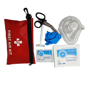 AED Training <span class=keywords><strong>Kit</strong></span> Mini CPR Botiquín de primeros auxilios Bolsa de nylon con llavero CPR Life con llavero - Product Image 2