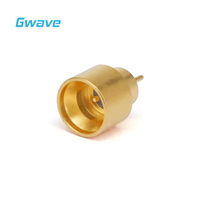 GPPO Mini-SMP Conector RF de detención completa macho Dieléctrico de vidrio sellado herméticamente para aplicaciones de PCB y RF DC 65GHz