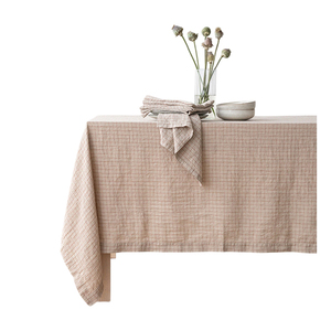 Camino DE MESA DE LINO puro ecológico Accesorio lavable natural para peinar su experiencia gastronómica - Product Image 6