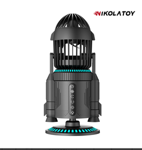NIKOLATOY Ventilateur <span class=keywords><strong>de</strong></span> bureau créatif multifonctionnel à double pulvérisation, système <span class=keywords><strong>de</strong></span> refroidissement Rocket <span class=keywords><strong>Fan</strong></span> - Product Image 1
