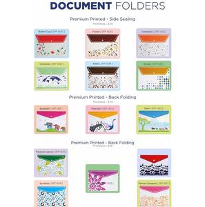 Crystal Containers Document Folder with Button and Holes 11 Hole Polypropylene PP <b>A4</b> Size 0.12mm Thick Durable Transparent <b>File</b> - Product Image 3