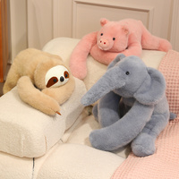 Boneka Hewan Berlengan Panjang Berbobot - Hewan Isi Dakron - Teman Penghibur - Boneka Hewan Ultra Lembut - 60cm 7 Ragam Hewan Berlengan Panjang