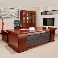 Bureau de direction de luxe en MDF, bureau de direction
