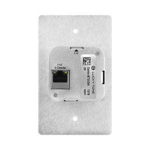 Panel de Pared Bluetooth <span class=keywords><strong>Dante</strong></span> Profesional (<span class=keywords><strong>Dante</strong></span>-BT2USA/EU) - Adaptador de Audio de 44.1/48kHz y 24 bits con PoE y Certificación AES67 - Product Image 3
