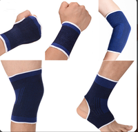 Aofit – Protège-genoux, coudes, poignets et chevilles souples pour le basketball et le fitness – Protection en polyester et coton