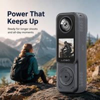Videocamera d'Azione 4K Portatile con Schermo e Supporto per Memoria fino a 128GB, Ideale per Vlog, Viaggi e Sport all'Aperto