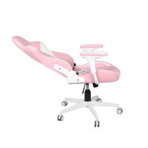 Multi Color Fixed Armrest PU Leather <span class=keywords><strong>Pink</strong></span> Computer Game Office Chair Adult Gaming Chair - Product Image 4