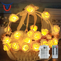 Luces Decorativas LED con Clasificación IP44, Blanco Cálido, 3m/4m para el Día de San Valentín