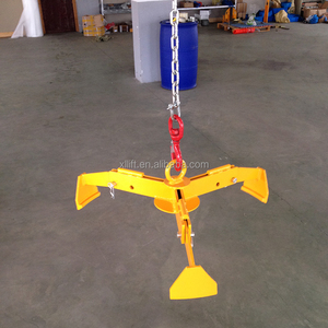 Accesorio de elevación de tambor abierto y cerrado elevador de tambor de cabeza universal Capacidad de 1000 Lb - Product Image 6