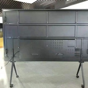 98 inç 4K UHD duvara monte multimedya öğretim Full HD entegre bilgisayar beyaz tahta dokunmatik ekran monitör reklam ekranı - Product Image 6