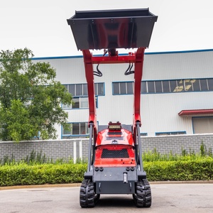 New Design Compact Mini Skid Steer with Engine 0.14m³ Bucket Crawler Tracks Auger <b>Snow</b> <b>Plow</b> & Trencher - Product Image 6