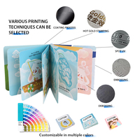 Libro de Cuentos Educativo Montessori para Bebés, con Tapa Dura, Papel de Arte y Papel Recubierto, con Logotipo Personalizado, Libro de Actividades para Bebés