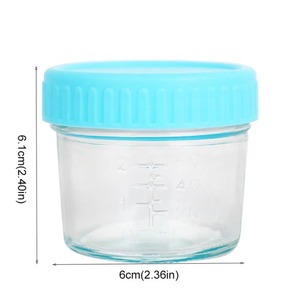 Bocaux en verre personnalisés pour condiments, contenants hermétiques à couvercle rabattable, petites pochettes de conservation alimentaire pour la cuisine et la restauration - Product Image 2