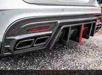 Kit complet en fibre de carbone polie de haute qualité pour Mercedes-Benz GLA45 AMG X156, lèvre avant, diffuseur arrière, capot, installation facile