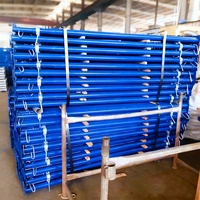 Étais de construction modernes en acier Q235 pour échafaudage, réglables, haute résistance, résistants à la corrosion, 8ft, 10ft, 15ft