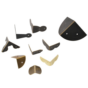 Jingmao Hardware Antique Metal <b>Corner</b> <b>Protectors</b> For Wooden Boxes Right Angle Edge Guards Model 051 - Product Image 5