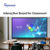 INGSCREEN OEM ODM 4K Android 12 14 ЖК-дисплей Панель 75 дюймов белая доска интерактивный Smart IFP