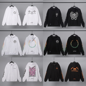 Sudadera con capucha y cremallera estilo streetwear, 400GSM, 100% algodón, antiarrugas, ecológica, estampado digital, corte holgado, informal, primavera, OEM - Product Image 3