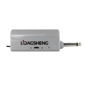 Micrófonos pequeños de 400 metros, auriculares de solapa Lavalier Uhf inalámbricos, micrófono Digital de estudio de escenario profesional - Product Image 6