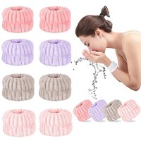 HUIXIN pabrik grosir langsung mencuci pergelangan tangan gelang Hairband Set wanita portabel Spa wajah cuci gelang