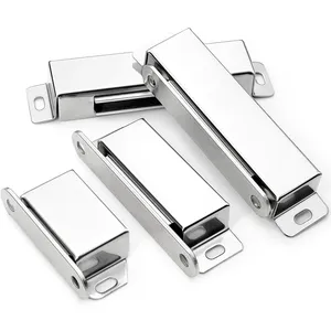 Loquet magnétique de porte d'armoire en acier inoxydable loquet de porte magnétique fort pour meubles
