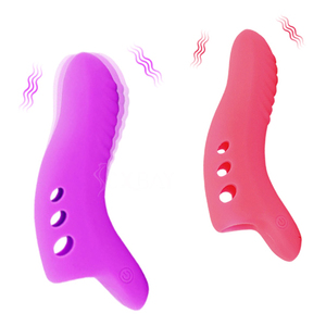Sexbay fabrika doğrudan satış yetişkin kadın masturbator seks oyuncak g-spot klitoris parmak kollu klitoris stimülatörü parmak vibratör - Product Image 1