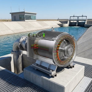 Générateur hydroélectrique à aimant de 50 KW 300 RPM pour l'eau - Product Image 1