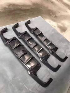 Nuovo Diffusore Posteriore in Fibra di Carbonio con Scarico per <span class=keywords><strong>Serie</strong></span> 5 F10 F18 M5 Stile 3D con LED 2010-2016 - Product Image 2