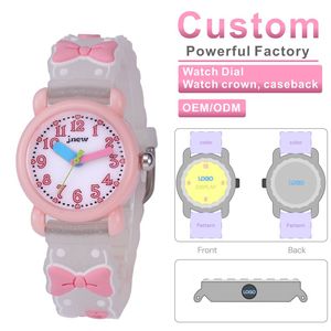 Reloj Deportivo <span class=keywords><strong>Infantil</strong></span> con Diseño de Fresa Rosa, Carátula Analógica, Movimiento de Cuarzo, Caja de PC y Correa de PVC, OEM/ODM - Product Image 1