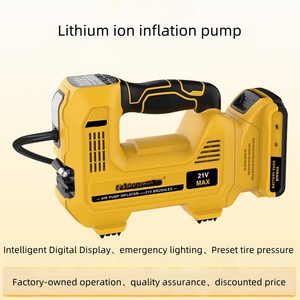 NEOBRISKEN DIY Industrial Portable Inflation <b>Pump</b> Cordless Brushless Motor High-pressure Digital Tire N769 Wireless Lithium Batt - Product Image 4