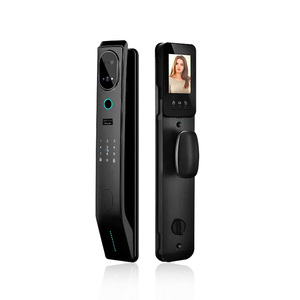 Automatic smart Biometric face Fingerprint Smart Keyless Entry Tuya App Password Front Home Smart Digital Keyless Electronic - Product Image 1