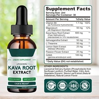 Extrait liquide de racine de Kava Kava biologique à marque privée pour le sommeil, la détente et le soulagement du stress – Gouttes liquides liposomales de Kava
