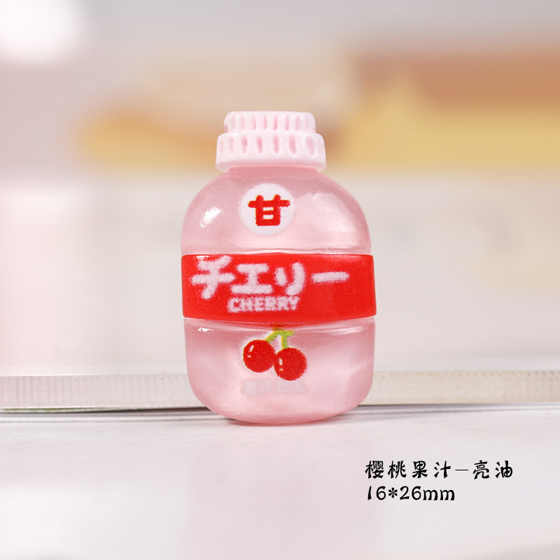 Jus de fruits cerise-huile brillante