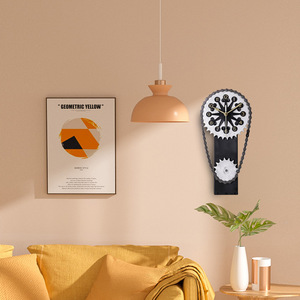 Orologio <span class=keywords><strong>da</strong></span> <span class=keywords><strong>Parete</strong></span> in Metallo Stile Meccanico Europeo con Ingranaggi Visibili, Orologio al Quarzo Artistico con Lancette, Decorazione Creativa per Bar e Ristoranti - Product Image 4
