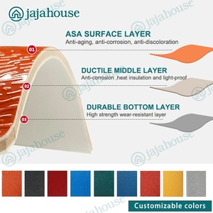 Isolation thermique Maison Plaques de toit ASA de <span class=keywords><strong>chaume</strong></span> Toiture Bardeaux isolés Tuiles en PVC - Product Image 4