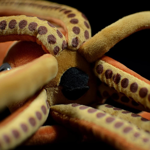 2025 stampa realistica ventose dieci tentacoli grandi occhi <span class=keywords><strong>di</strong></span> plastica calamari animali oceanici riempiti <span class=keywords><strong>di</strong></span> <span class=keywords><strong>cotone</strong></span> giocattolo <span class=keywords><strong>di</strong></span> calamari in peluche marrone 30 pollici - Product Image 2