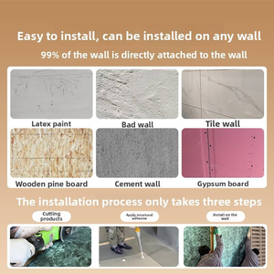 Panel Flexible Dorado MCM - Tablero Decorativo de Lujo Ligero para Decoración de Paredes y Escaparates, Color Fresco - Semióxido - Product Image 4