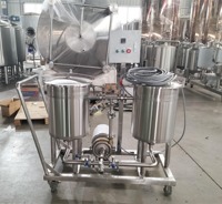 Système de nettoyage CIP pour brasserie 50L, acier inoxydable 304 316, cuve sous pression, équipement de nettoyage automatique de la bière