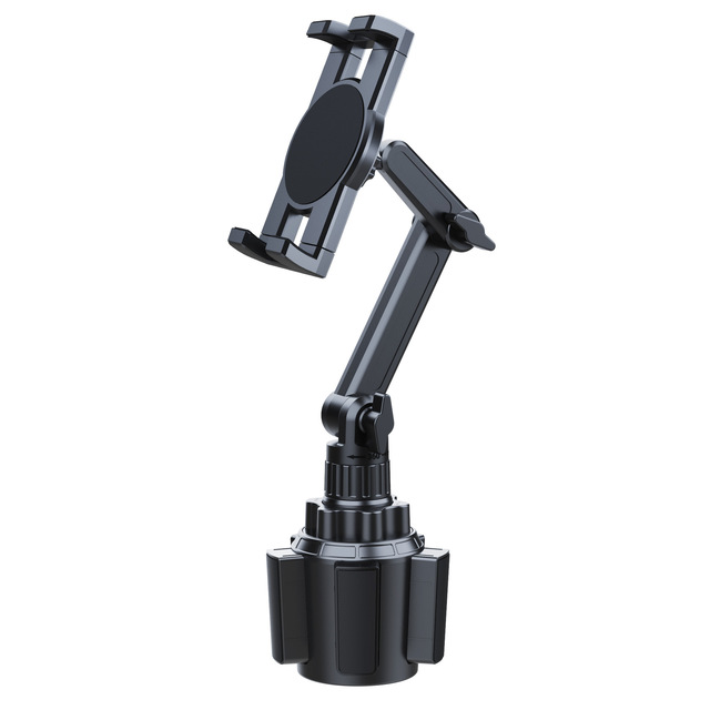 Wholesale Universal Car Cup Holder Phone Tablet Mounts 360-Degree Rotation Customizable 2-in-1 Adjustable Automotive Accessories