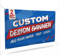 Bannière en vinyle personnalisée imprimée, bannière en PVC couleur pleine, ajoutez un logo, une image, du texte pour une affichage publicitaire intérieur/extérieur
