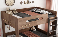 Chambre à coucher avec lit à étage simple et mural Lit superposé moderne blanc Lits superposés en bois Lits pour enfants Beliche
