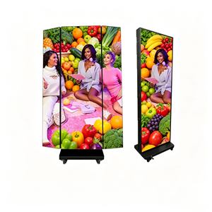 Pantalla LED Portátil P1.86 GOB de Doble Cara y Triple Plegado, Desmontaje Rápido, Señalización Digital para Alquiler en Exposiciones Comerciales Interurbanas - Product Image 5