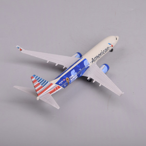 Modelo <span class=keywords><strong>de</strong></span> Avión <span class=keywords><strong>de</strong></span> Metal Fundido a Presión <span class=keywords><strong>de</strong></span> 20 cm <span class=keywords><strong>de</strong></span> <span class=keywords><strong>American</strong></span> <span class=keywords><strong>Airlines</strong></span> con Diseño Especial Boeing 737-800 y Tren <span class=keywords><strong>de</strong></span> Aterrizaje - Product Image 2