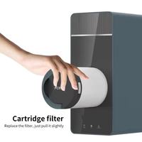 Purificateur d'eau RO alcaline à haut débit tendance 2025, machine à osmose inverse sous évier, purificateur d'eau chaude pour usage domestique