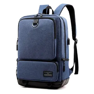 Новый нейлоновый водонепроницаемый дорожный рюкзак для ноутбука офисная сумка для компьютера с USB-зарядкой унисекс логотип на заказ